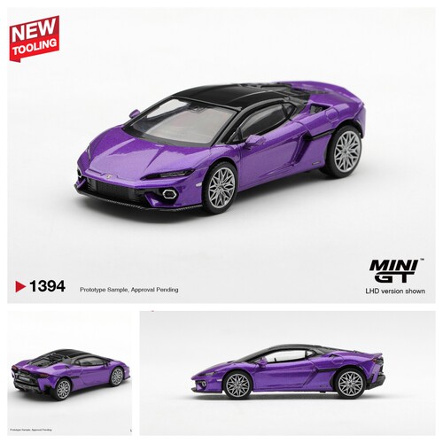 【预售】MINIGT 1:64 兰博基尼 Lamborghini Temerario Viola车模