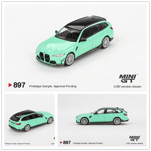 MINIGT 1:64 BMW M3 M Performance Touring Mint Green 合金车模