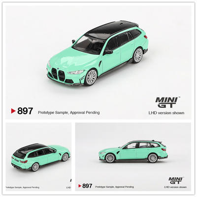 MINIGT 1:64 BMW M3 M Performance Touring Mint Green 合金车模