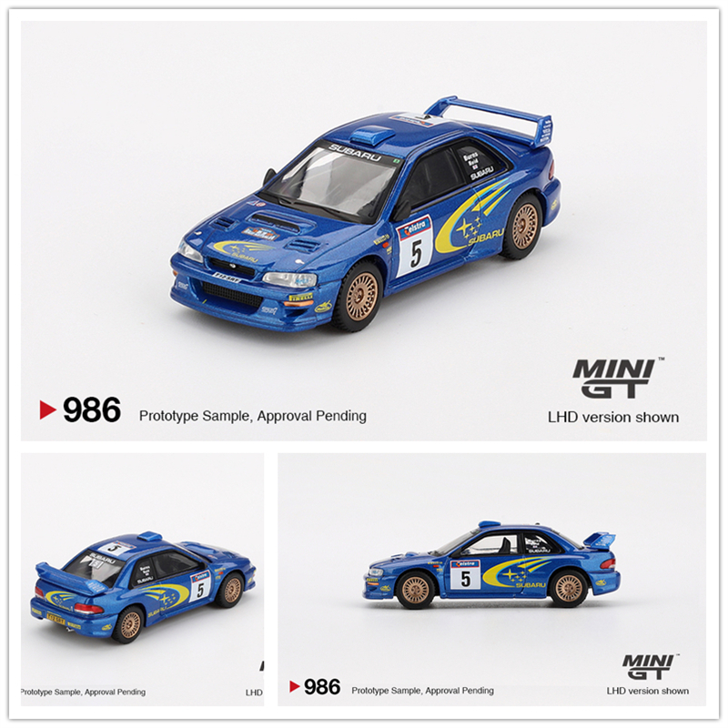 MINIGT 1:64 Subaru Impreza WRC99 1999 Rally Australia Winner