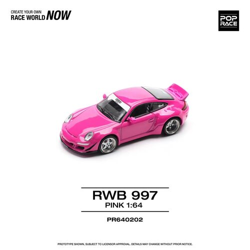 POPRACERWB997PINK合金车模