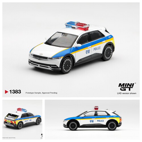 【预售】MINIGT 1:64 现代 Hyundai Ioniq 5 Police Car 合金车模