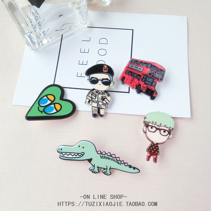 Broche Lovers en autre - Ref 1185597 Image 3