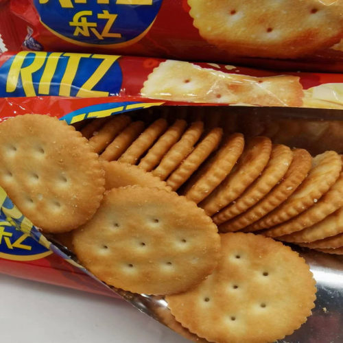 乐之饼干原味100克袋咸香脆饼