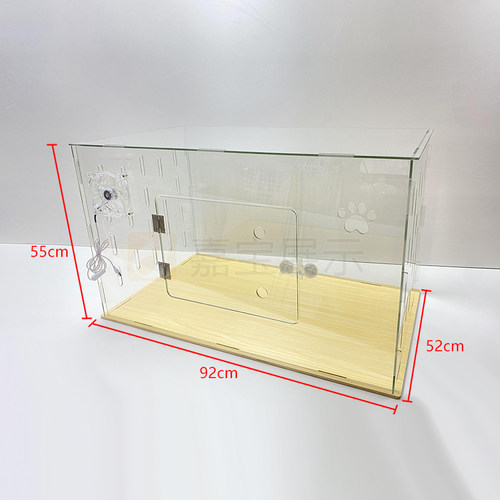 全透明压克力猫笼子 专业猫赛笼赛猫笼 快速组装摆摊宠物展示柜子