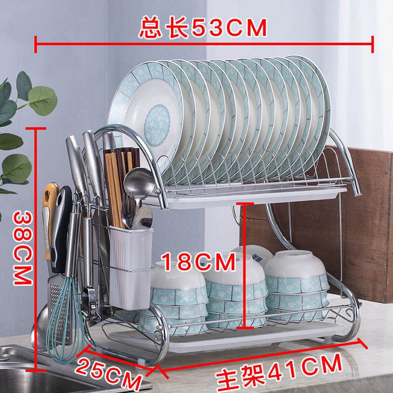 厨房置物架用品用具晾洗放沥水碗架碗柜碗碟碗筷盘刀收纳盒餐具架