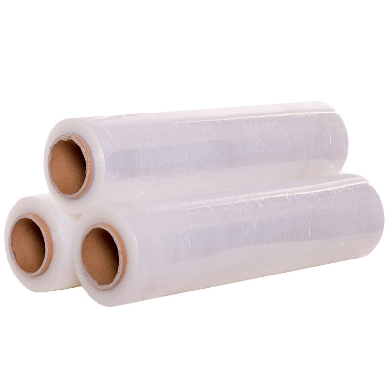 缠绕膜打包膜黑色包装膜50cm宽透明PE拉伸膜工业用保鲜膜保护膜