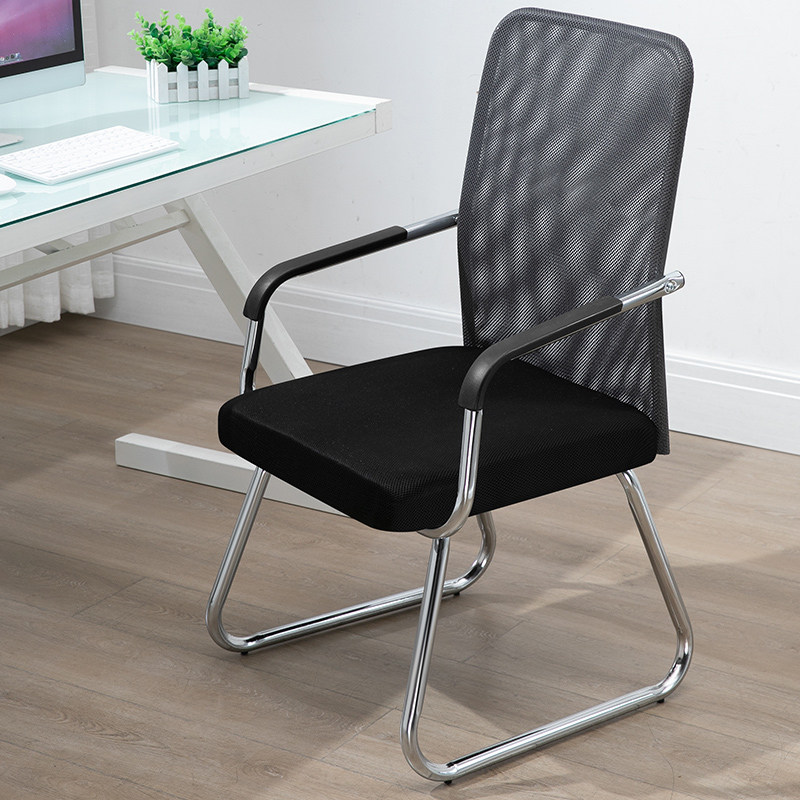 办公椅舒适久坐家用靠背凳特价网布椅会议电脑椅子学生宿舍弓形椅