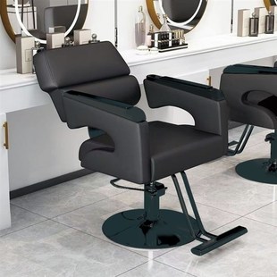 可放倒美发椅发廊专用不锈钢剪发椅理发店升降简约理发椅烫染美发