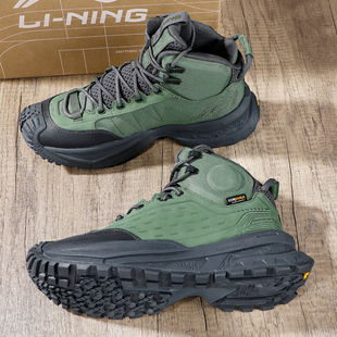 李宁CF溯行川HIGH户外徒步鞋2025冬季新款防泼水防滑运动鞋休闲鞋