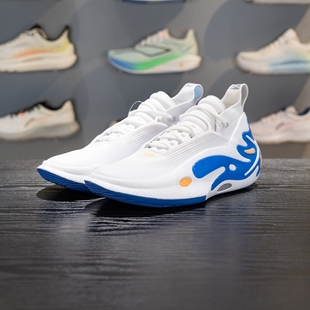 李宁韦德之道11篮球鞋男2026新款减震回弹中帮耐磨球鞋专业比赛鞋