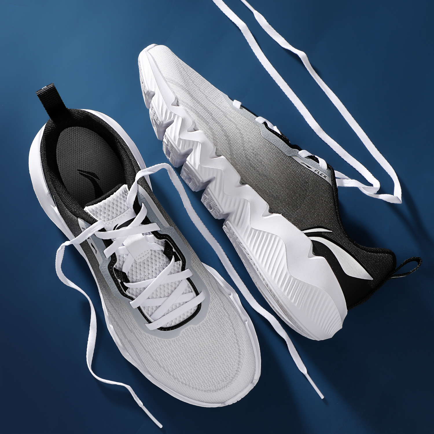 李宁休闲慢跑鞋男2025夏季新款软弹透气运动休闲鞋男鞋AGCV283