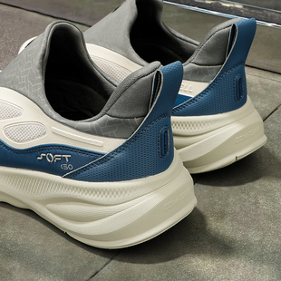 加厚防泼水反光运动鞋 李宁SOFT秋冬款 新款 男2025冬季 一脚蹬休闲鞋