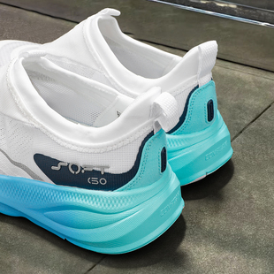 go2代休闲鞋 一脚蹬透气跑步鞋 男款 新款 AGLV005 2025春季 李宁soft