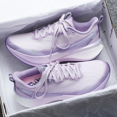 李宁跑步鞋女鞋赤兔8pro竞速跑鞋2025秋季新款透气轻便软弹运动鞋