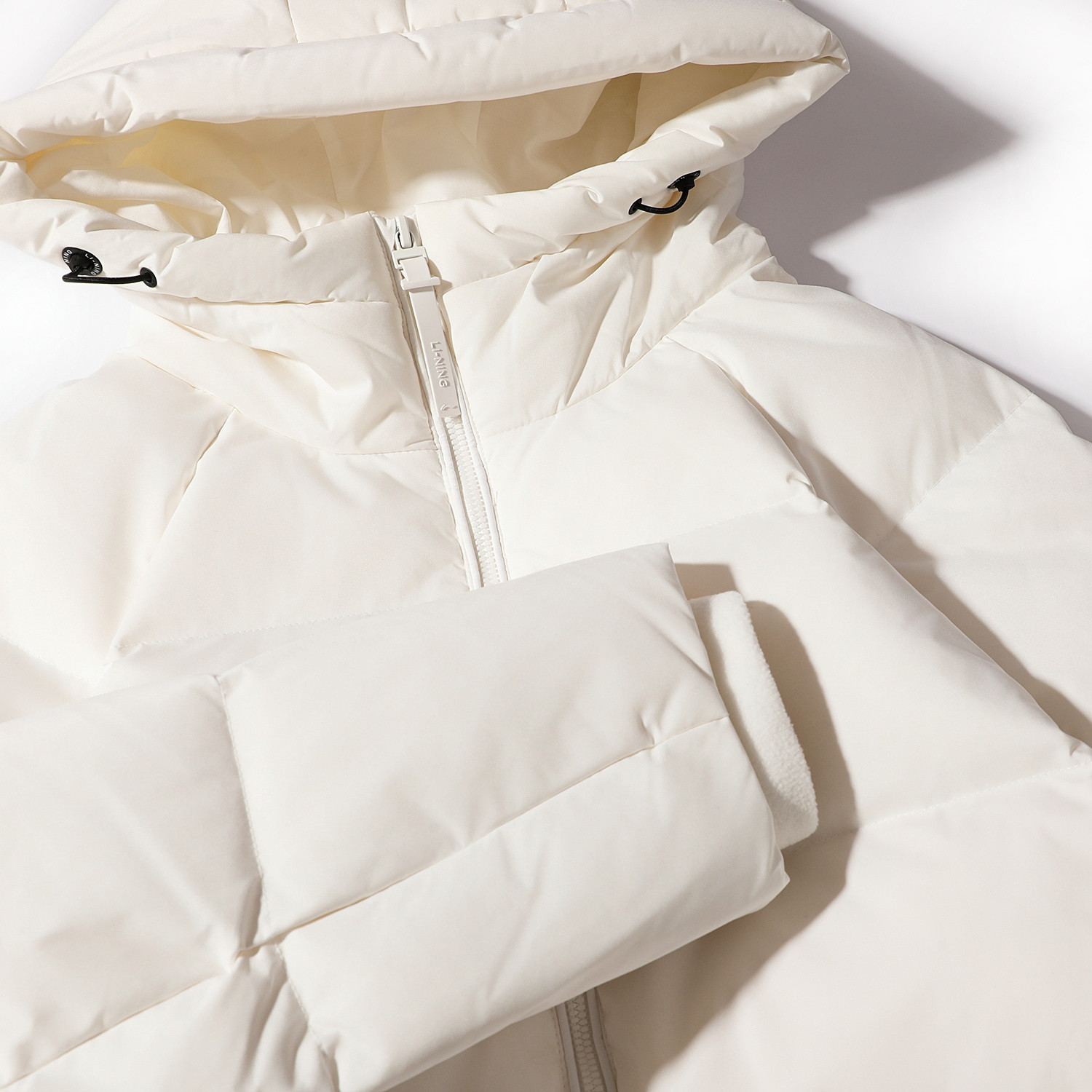 李宁运动羽绒服女2025冬季新款健身系列防泼水鸭绒保暖连帽外套,运动服/休闲服装,运动羽绒服,淘宝优惠券,粉丝福利购,淘宝优惠卷