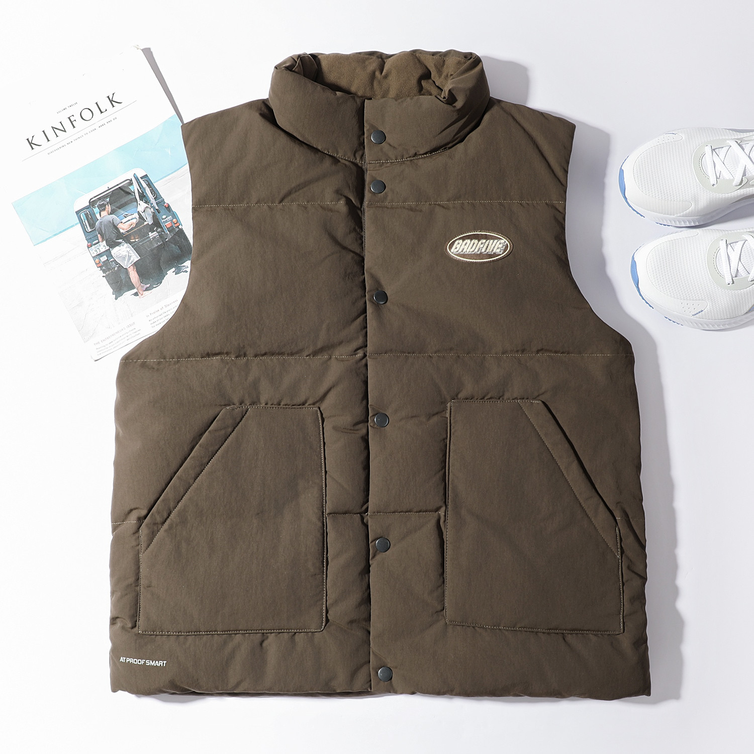 李宁羽绒马甲男子2025冬季新款反伍BADFIVE宽松80%鸭绒保暖外套,运动服/休闲服装,羽绒马甲,淘宝优惠券,粉丝福利购,淘宝优惠卷