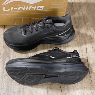 李宁秋冬款越影5PRO跑步鞋男款2025新款加厚软弹防泼水休闲运动鞋