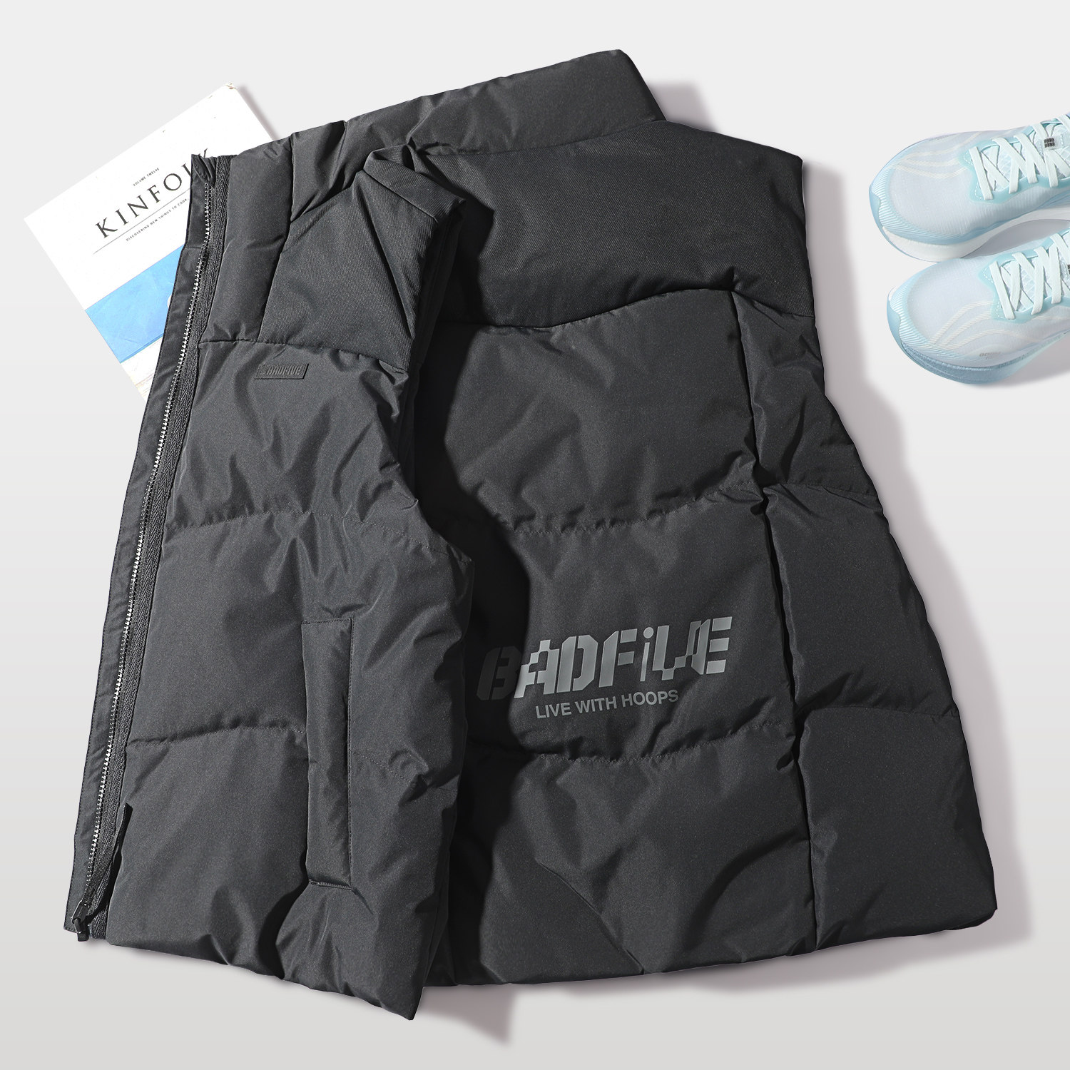 李宁工装风羽绒马甲男款2025冬季新款反伍系列80%鸭绒保暖羽绒服,运动服/休闲服装,羽绒马甲,淘宝优惠券,粉丝福利购,淘宝优惠卷