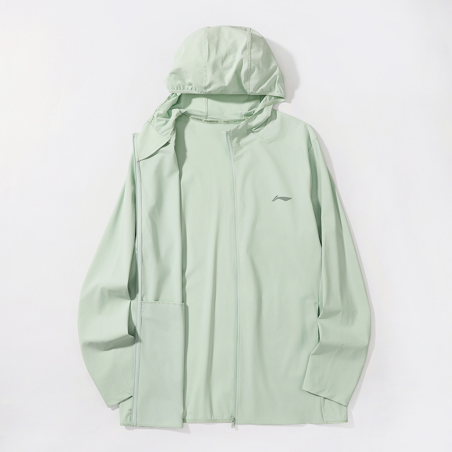 李宁轻薄运动风衣男2026春季新款健身排汗夏季防晒衣速干休闲外套