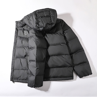 李宁短羽绒服男款2025冬季新款80%鹅绒韦德系列连帽保暖厚款外套