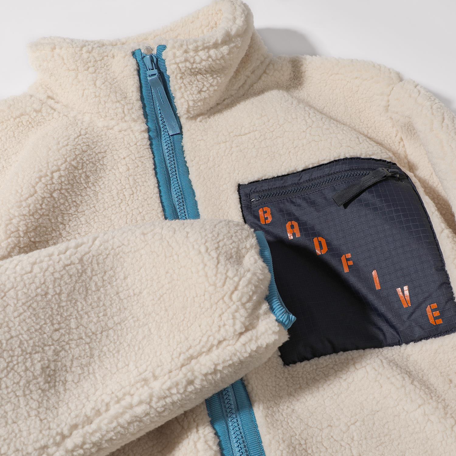 李宁摇粒绒外套男女同款2025新款加绒保暖冬季夹克学生秋季卫衣