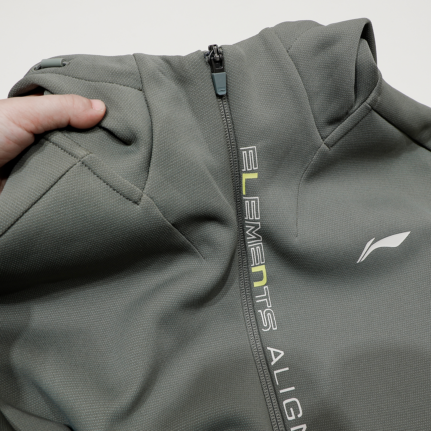 李宁开衫连帽卫衣男款2025秋季新款健身系列跑步上衣运动休闲外套