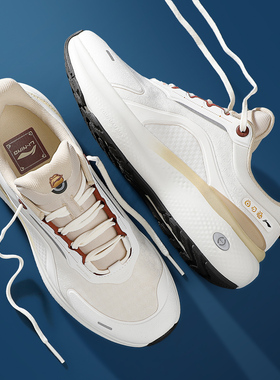 李宁soft plus2休闲鞋男2025冬季新款防泼水防滑保暖运动鞋健步鞋