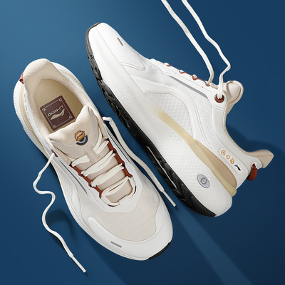 李宁soft plus2休闲鞋男2025冬季新款防泼水防滑保暖运动鞋健步鞋