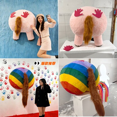 2026马年拍马屁股新年装饰美陈