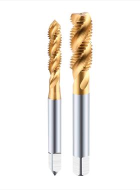 白钢螺旋槽机用丝锥/镀钛丝攻加长M2M2.5M3M4M5M6M8X1M10X1.25M12