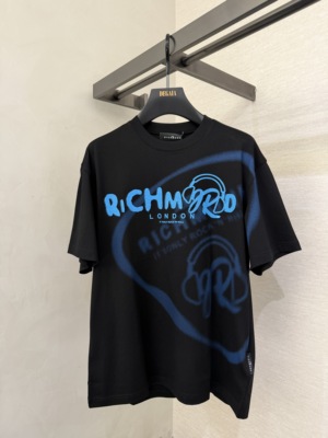 John Richmond 26春夏新款 男士时尚字母印花短袖T恤JUIAAT200332