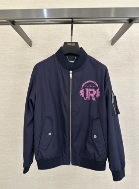 John Richmond 鼎锋秋冬推荐 男士时尚字母印花夹克 JUFBAJ378100