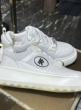 Bazz Robbins 25秋冬新款 男士字母系带厚底休闲鞋 BR824028-02