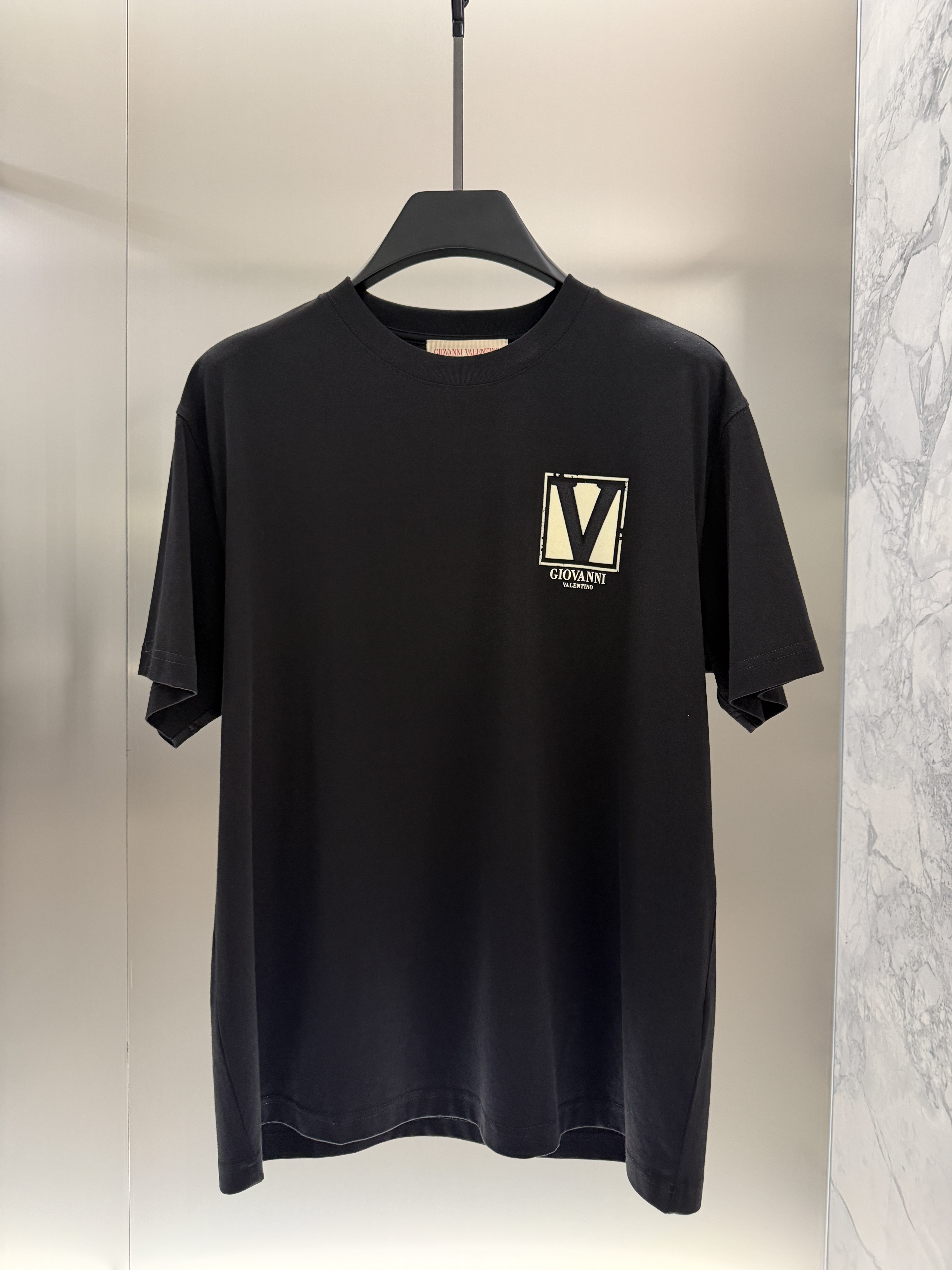 Giovanni Valentino男装26夏季新款印花短袖T恤宽松款VT62860131