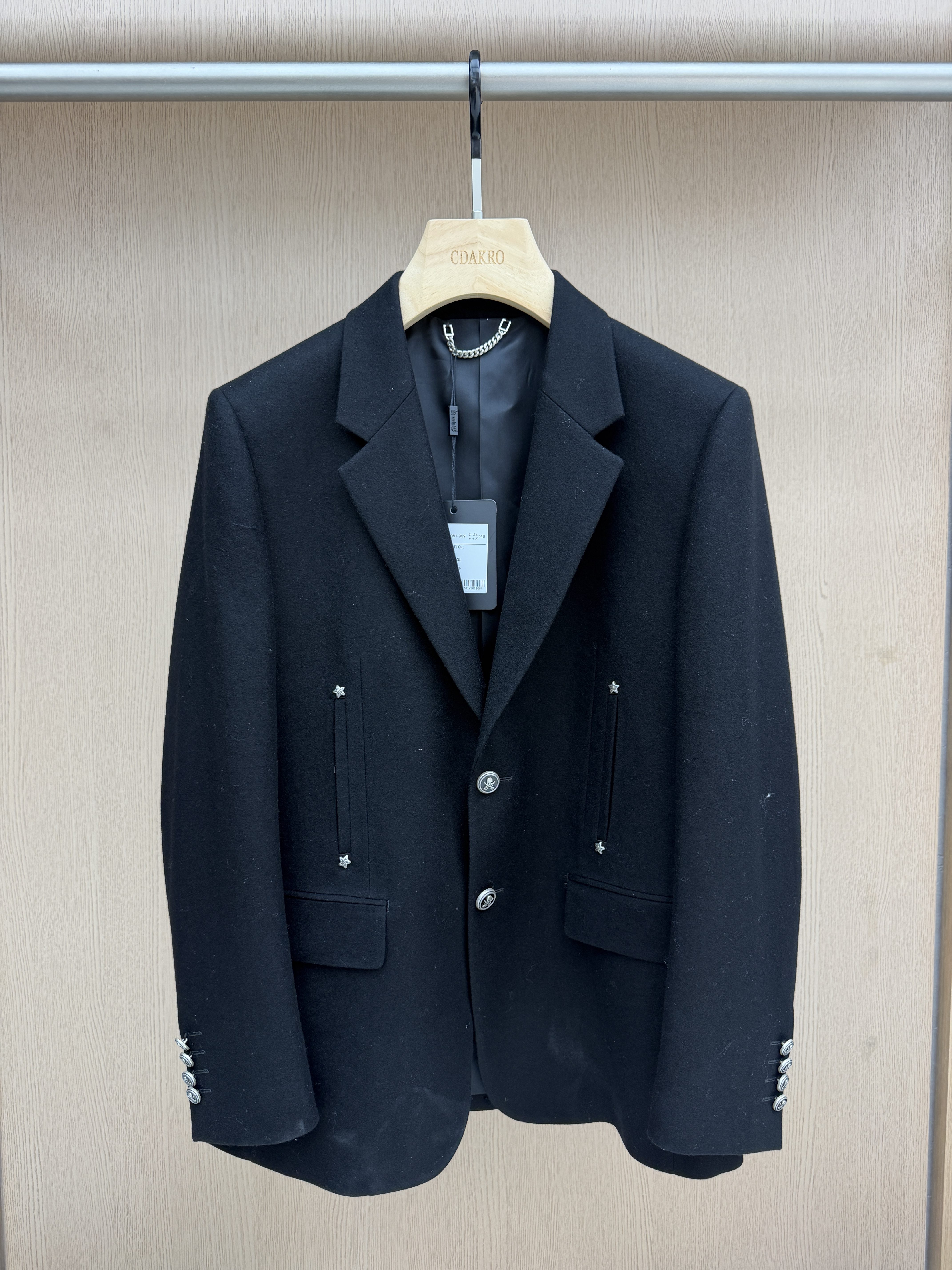 Dartin Bonaparto男装26秋冬新款西服休闲版单排扣外套SDY2618081