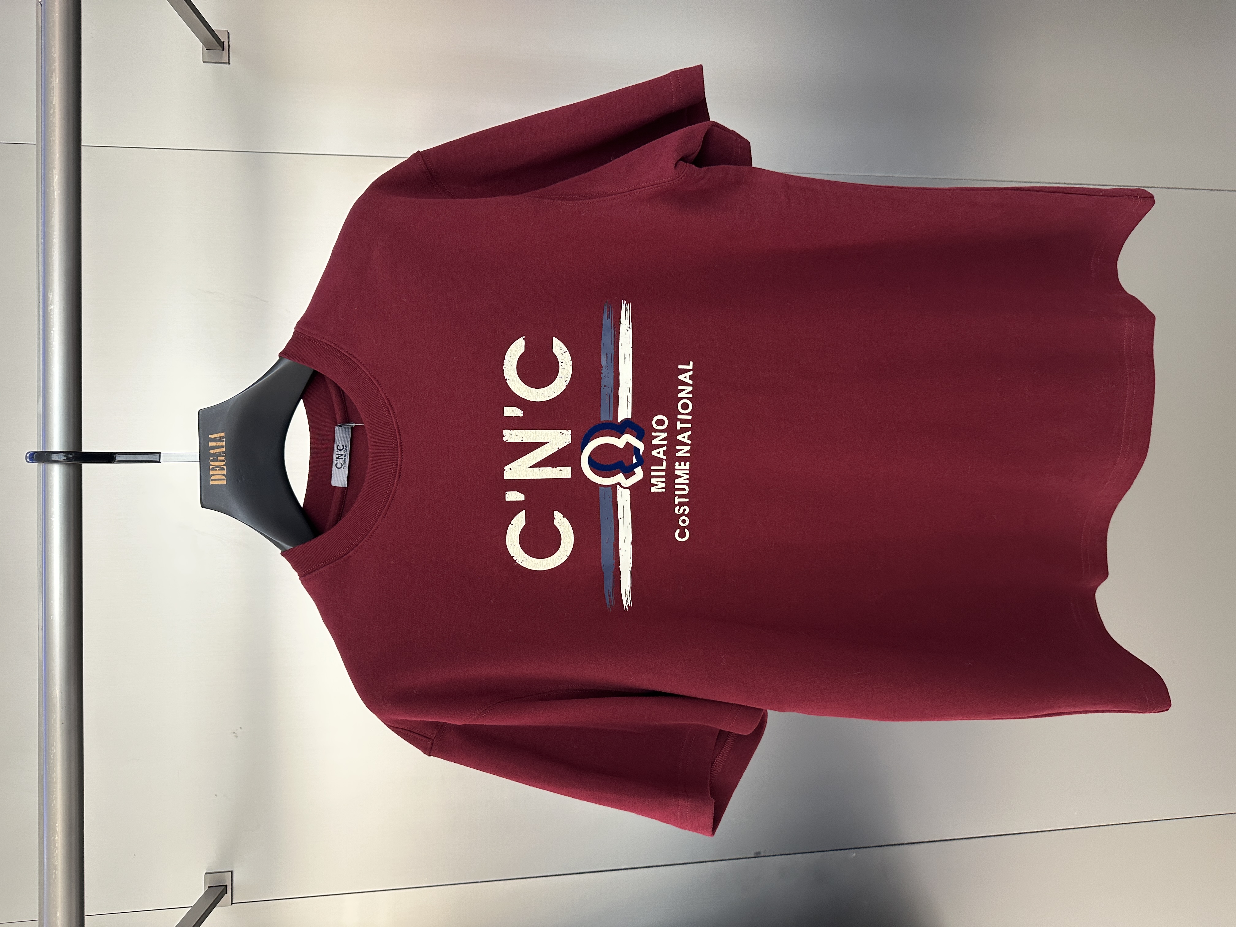 CNC 25秋冬新款 男士时尚字母logo印花休闲短袖T恤 811G362006