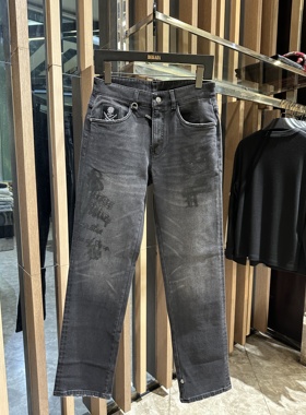 Dartin Bonaparto 25秋冬新款 男士时尚印花牛仔裤 SDJ2517203