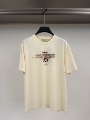 Giovanni Valentino 26春夏新款 男士时尚字母印花T恤VT62860137
