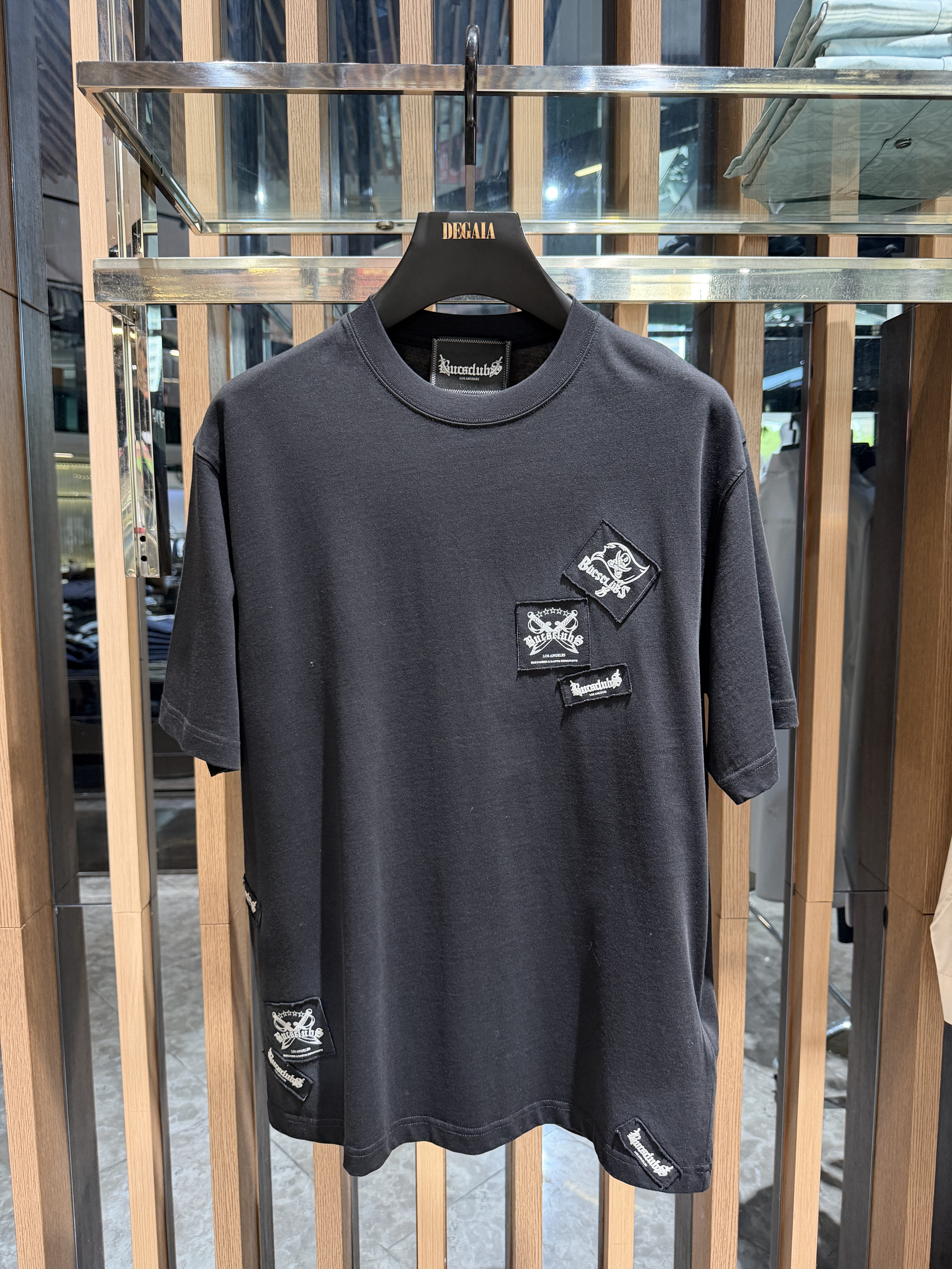Dartin Bonaparto男装26夏季新款短袖T恤标签装饰上衣SDJ2605707