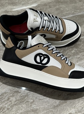 Chishaluo 25秋冬新款 男士时尚拼色系带厚底休闲鞋 VL043003B06F