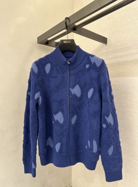 John Richmond 25秋冬新款 男士花版立领开衫外套 JUHBAS290181