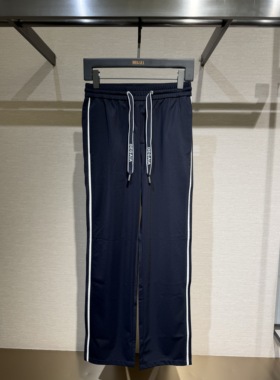 DEGAIA 26春夏新款 男士后口袋字母刺绣直筒休闲裤 DUIAAK370718