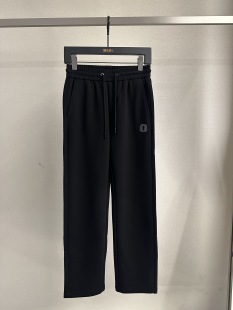 CNC 25秋冬新款 男士时尚logo字母刺绣薄绒直筒休闲裤 811G3930BC