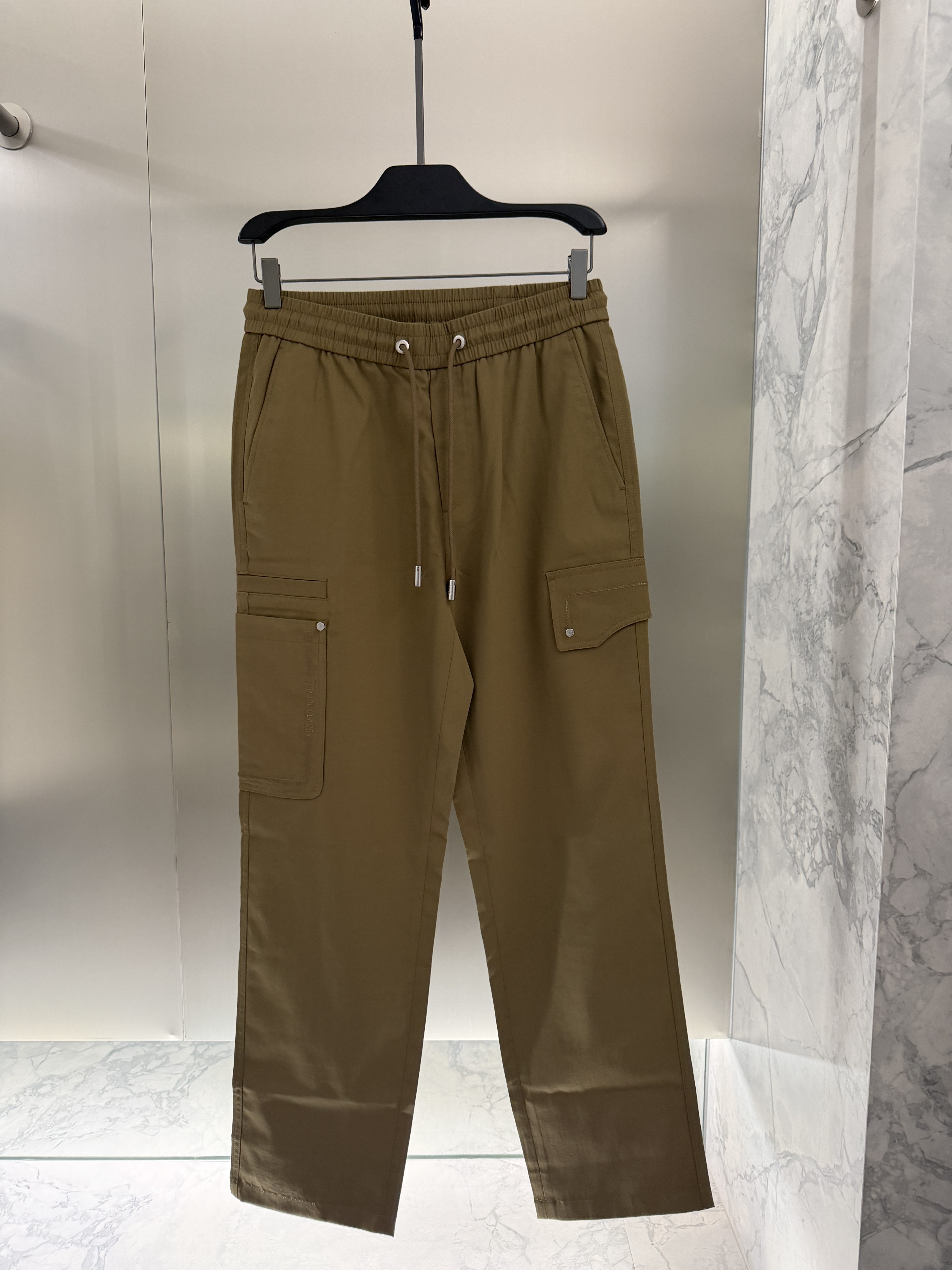Cavalli Class男装26夏季新款休闲裤口袋装饰直筒长裤CM062F1735