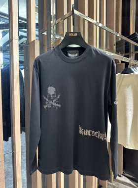 DARTIN BONAPARTO 25秋冬新款 男士字母骷髅印花T恤 SDV2515575