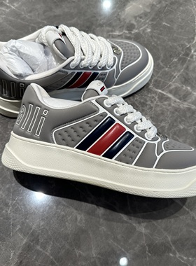 Cavalli Class 25新款 男士时尚拼色系带厚底休闲板鞋 CA2FES-17B