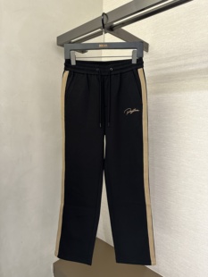 字母刺绣侧边拼接直筒休闲裤 男士 DUHBAI060258 25秋冬新款 DEGAIA