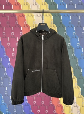John Richmond 25秋冬新款 男士字母刺绣连帽鹅绒服 JUHBAY120390
