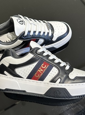 CNC 25秋冬新款 男士时尚字母拼色系带厚底休闲鞋 811G305330